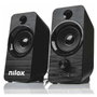 Nilox NXAPC02 Enceintes PC 2.0 6W USB Noires