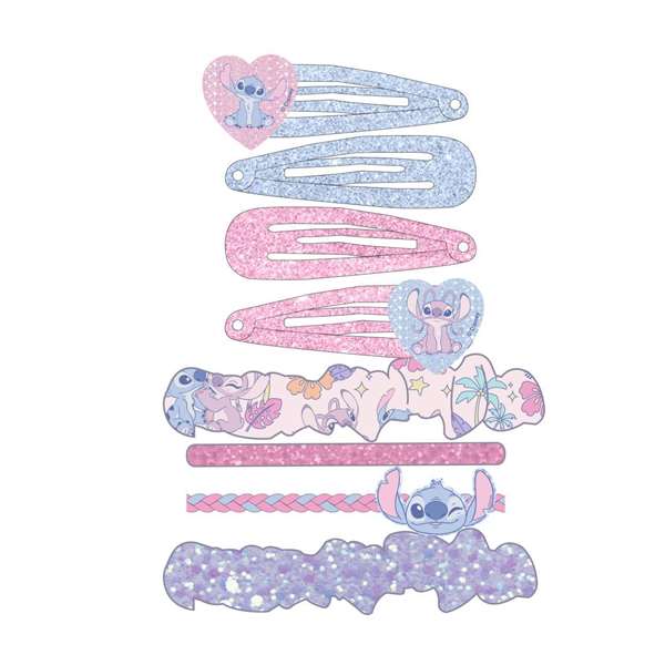 Cerdá Kit de Maquillage et Accessoires Beauté Stitch, Dimensions 8.0 x 16.0 x 2.0 cm, Enfant 36 Mois