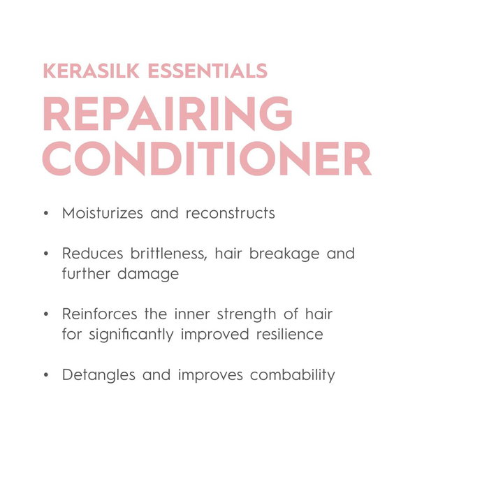 Kerasilk ESSENTIALS Après-shampooing réparateur 750 ml