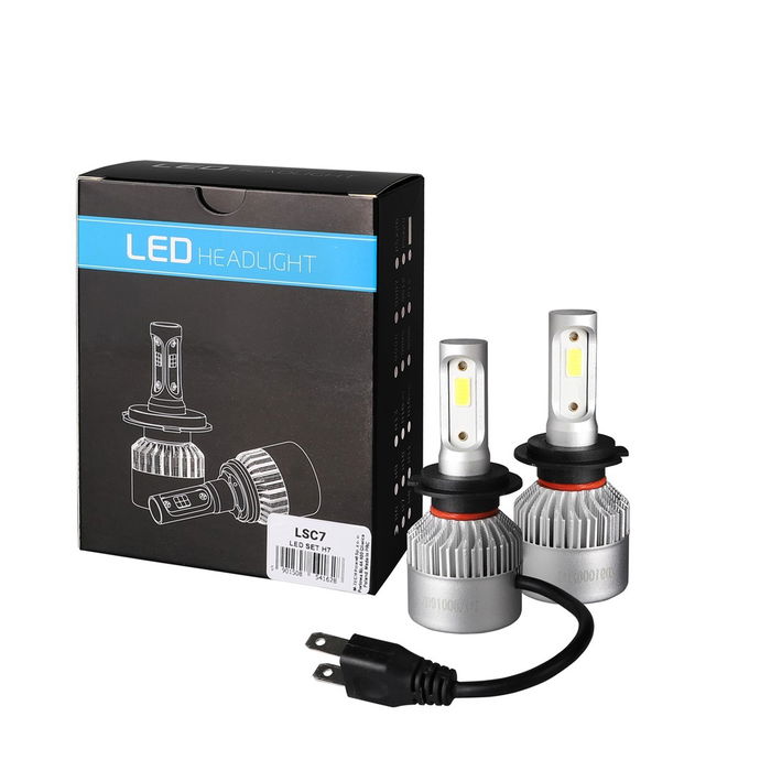 M-Tech Kit De Led H7 MTECLSC7 10000 Lumens 6500K 80W COB M-Tech Kit De Led H7 MTECLSC7 10000 Lumens 6500K 80W COB