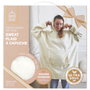 Home Deco Factory Sudadera blanche avec capuche SWEAT PLAID