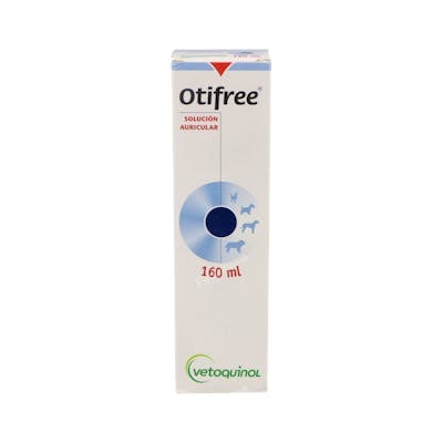 VETOQUINOL Otifree Solution de Nettoyage Auriculaire pour Chiens et Chats 160 ml VETOQUINOL Otifree Solution de Nettoyage Auriculaire pour Chiens et Chats 160 ml