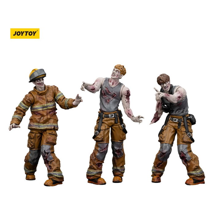 Zombie pack 3 figurines Dark Source Firefighters 8 cm Zombie pack 3 figurines Dark Source Firefighters 8 cm