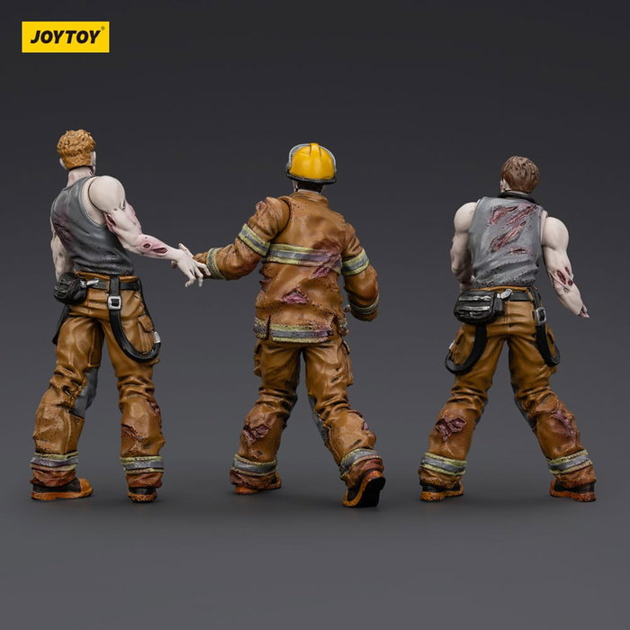 Zombie pack 3 figurines Dark Source Firefighters 8 cm Zombie pack 3 figurines Dark Source Firefighters 8 cm