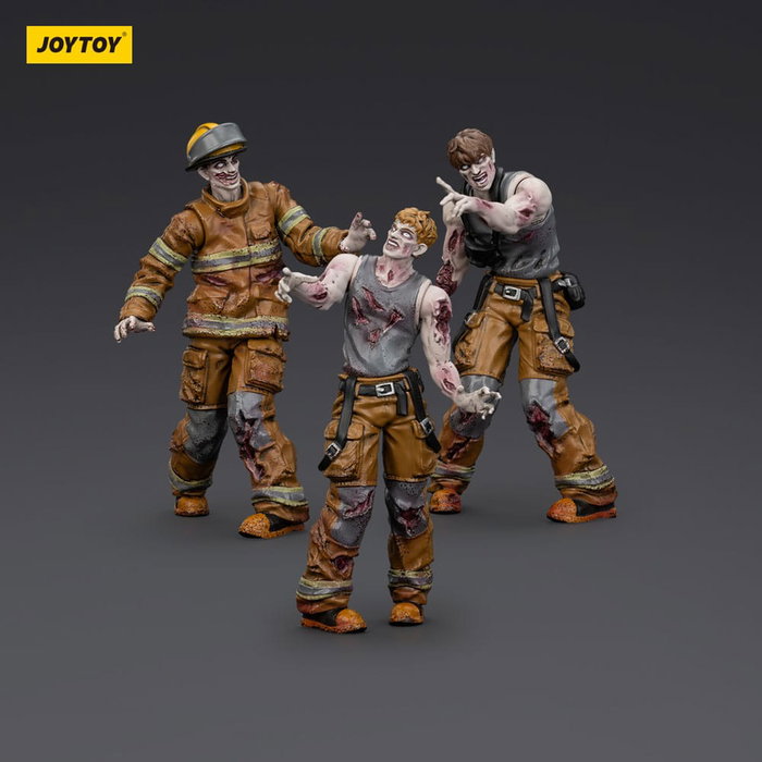 Zombie pack 3 figurines Dark Source Firefighters 8 cm Zombie pack 3 figurines Dark Source Firefighters 8 cm