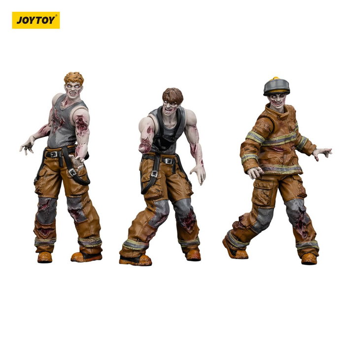 Zombie pack 3 figurines Dark Source Firefighters 8 cm Zombie pack 3 figurines Dark Source Firefighters 8 cm
