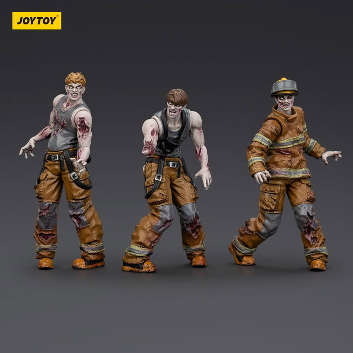 Zombie pack 3 figurines Dark Source Firefighters 8 cm Zombie pack 3 figurines Dark Source Firefighters 8 cm
