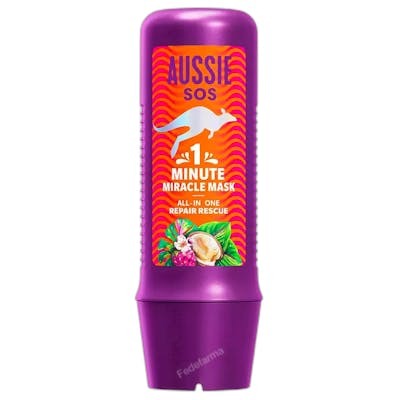 Aussie SOS 1 Minute Miracle Repair Rescue Masque 250 ml