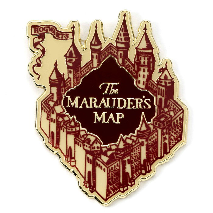 THE CARAT SHOP - Badge pin en alliage de zinc Mapa de los Merodeadores - Accessoire de collection Harry Potter