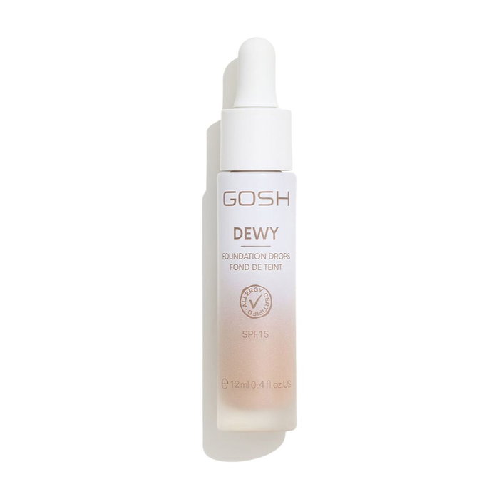 Gosh Gouttes de fond de teint DEWY SPF15 008-Tan 12 g