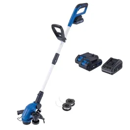 Scheppach C-LT300-X Coupe-bordure sans fil 30 cm 20V 2Ah - Set S2 avec 2 batteries IXES et chargeur double, moteur Brushless