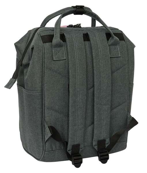 Safta Kappa Mochila Sac à dos pour ordinateur portable 13 pouces Silver Pink - Dimensions 27x40x19 cm