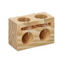 WOLFPACK LINEA PROFESIONAL Piège en bois pour souris à 2 trous Ø 28 mm