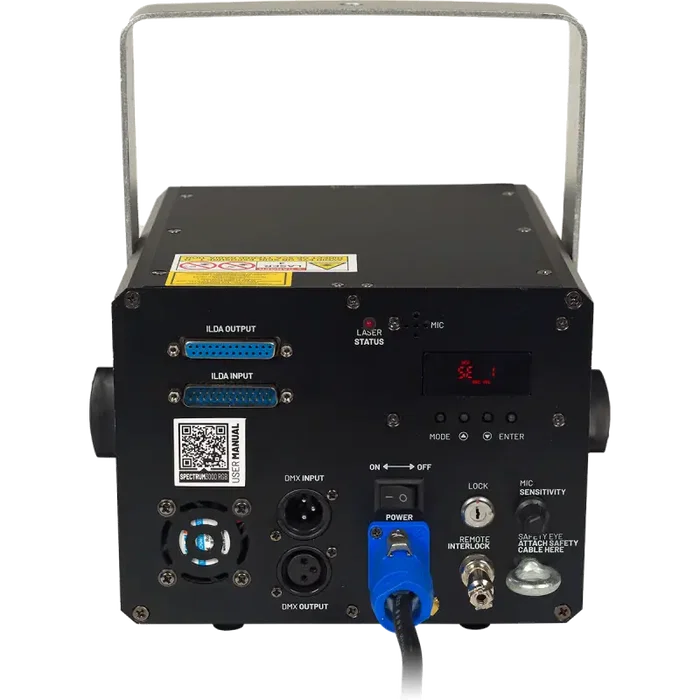 ALGAMLIGHT Spectrum 3000 RGB - Laser RGB 3000mW pour DJ et événements