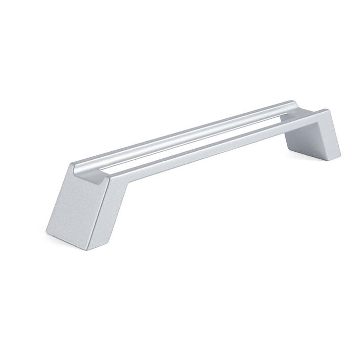 HERRAJES ALK Tirador Arizona Zamak 128mm Finition Chrome