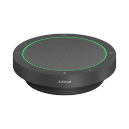 Jabra Speak2 40 UC - Conférencier portable USB avec audio full duplex, 4 micros à annulation de bruit, certifié Teams/Zoom/Meet, IP64, gris foncé
