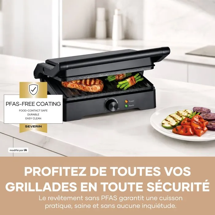 Severin KG2391 Grill Électrique 1800 W Noir