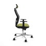 Piqueras y Crespo Chaise de Bureau avec Appui-tête Jorquera 1D086N2 Vert