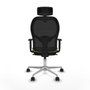 Piqueras y Crespo Chaise de Bureau avec Appui-tête Jorquera 1D086N2 Vert