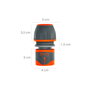 SATURNIA Connecteur de tuyau universel en plastique 1/2" 5/8" 3/4"