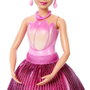 Mattel Barbie Petal Pop Tulipán, Poupée Barbie Robe Rose avec Accessoires Fleurs, Dimensions 32x12x12 cm, pour Enfants dès 3 ans
