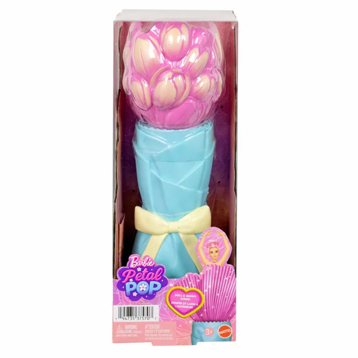 Barbie - Petal Pop Tulipe Rose - Poupée et Accessoires pour Célébrer le Printemps