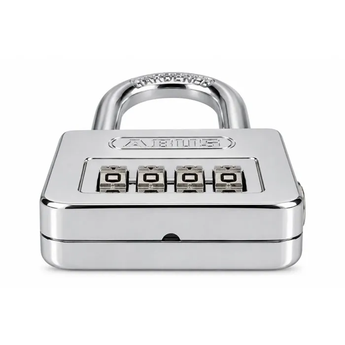 Abus 160/50HB50 Cadenas à combinaison chromé avec haute anse