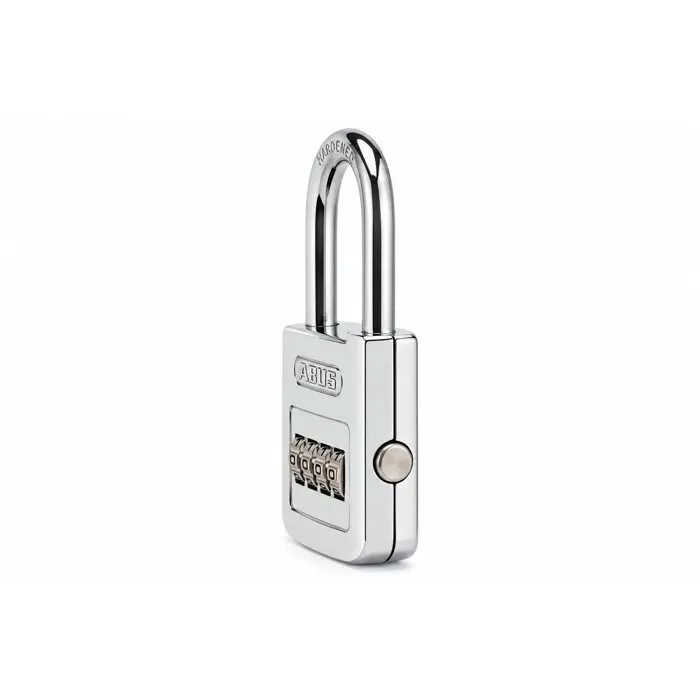 Abus 160/50HB50 Cadenas à combinaison chromé avec haute anse