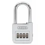 Abus 160/50HB50 Cadenas à combinaison chromé avec haute anse