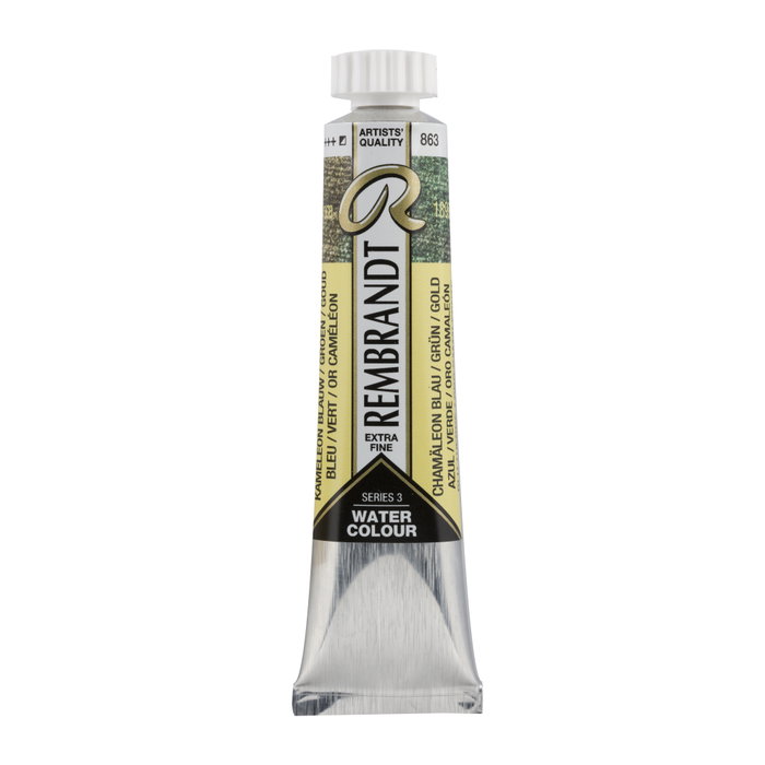 Rembrandt Aquarelle Tube 20 ml Bleu/Vert/Doré Caméléon 863 Rembrandt Aquarelle Tube 20 ml Bleu/Vert/Doré Caméléon 863