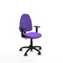PIQUERAS Y CRESPO Chaise de bureau Algarra, Tissu Lilas
