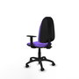 PIQUERAS Y CRESPO Chaise de bureau Algarra, Tissu Lilas