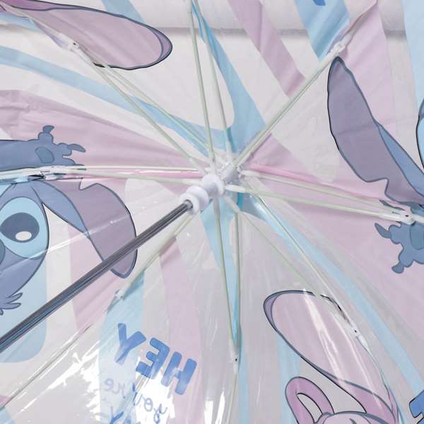Poe Burbuja Stitch - Parapluie manuel avec poignée en bulle pour enfant, motif Stitch (Disney) - Bleu Poe Burbuja Stitch - Parapluie manuel avec poignée en bulle pour enfant, motif Stitch (Disney) - Bleu