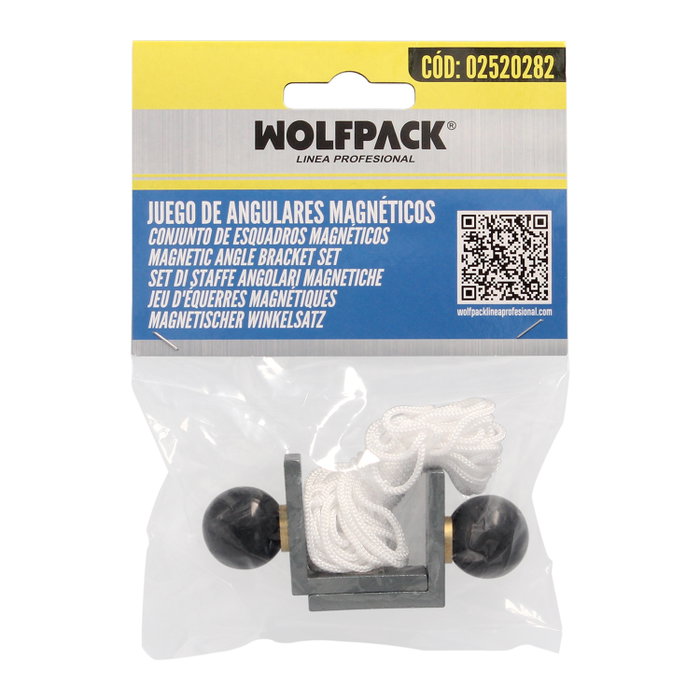 WOLFPACK LINEA PROFESIONAL Jeu d'équerres magnétiques pour règles 40 cm WOLFPACK LINEA PROFESIONAL Jeu d'équerres magnétiques pour règles 40 cm