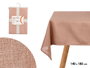 Kinvara Nappe poliester 140x180 cm Rose pâle (Set de 12)