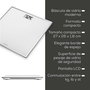 Beurer GS-120 KOMPAKT Pèse-personne numérique compact à plateau en verre effet miroir avec écran LCD et démarrage rapide