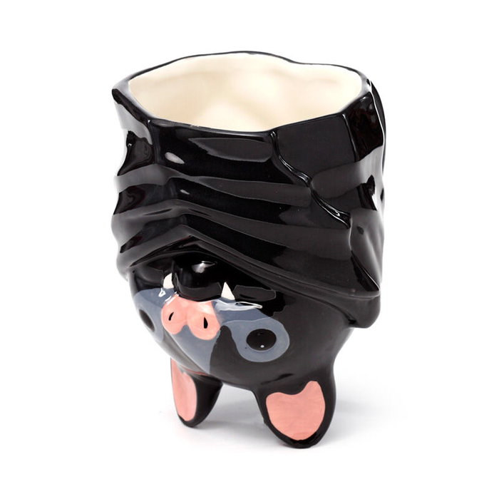 PUCKATOR Tasse 3D motif chauve-souris en céramique - Non adaptée au lave-vaisselle ou au micro-ondes