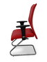 Chaise de Bureau Piqueras y Crespo P350B24 Rouge