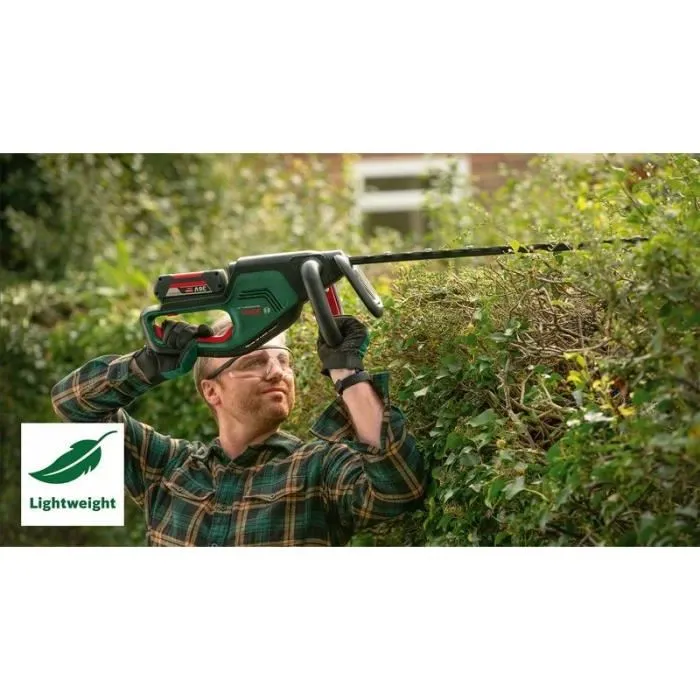 Bosch Advanced Hedge Cut 36V-65-28 Taille-haies sans fil 36V - Lame 540 mm, coupe 20 mm, système anti-blocage, batterie Lithium-Ion 36V Bosch Advanced Hedge Cut 36V-65-28 Taille-haies sans fil 36V - Lame 540 mm, coupe 20 mm, système anti-blocage, batterie Lithium-Ion 36V