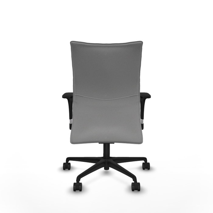Piqueras Y Crespo Albacete Confidente - Chaise de bureau gris clair avec mécanisme synchrone