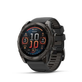 Garmin fenix 8 Sapphire Smartwatch, Modèle 010-02905-21, Noir L