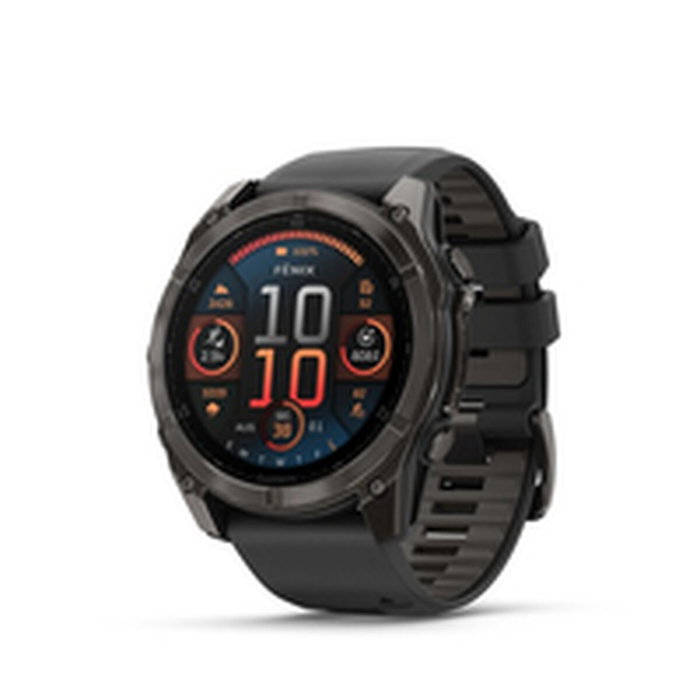 Garmin fenix 8 Sapphire Smartwatch, Modèle 010-02905-21, Noir L