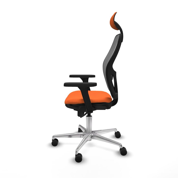 Piqueras y Crespo Chaise de Bureau avec Appui-tête 3D086N1 Orange Piqueras y Crespo Chaise de Bureau avec Appui-tête 3D086N1 Orange