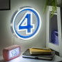 Fantastic Four Lampe murale LED Logo Neon