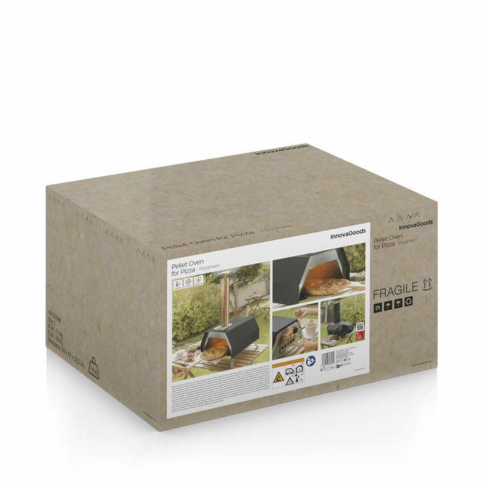Four à Pizza à Pellets avec Accessoires Pizzahven InnovaGoods Four à Pizza à Pellets avec Accessoires Pizzahven InnovaGoods
