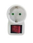 MicroConnect - Prise électrique CEE 7/4 16A 3500W 230V blanc - Pour équipement puissant