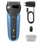Braun Series 3 - Rasoir électrique Bleu et noir - Autonomie 30 min