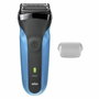 Braun Series 3 - Rasoir électrique Bleu et noir - Autonomie 30 min