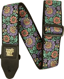 ERNIE BALL Sangle Jacquard pour Guitare et Basse - Evening Bloom
