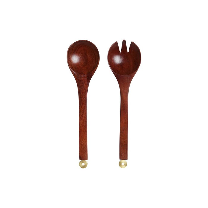 Home ESPRIT Ustensiles de cuisine Aluminium et Acacia 32 x 8 x 2 cm Home ESPRIT Ustensiles de cuisine Aluminium et Acacia 32 x 8 x 2 cm